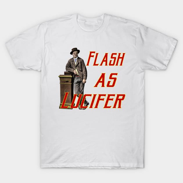 Flash as Lucifer T-Shirt by Outlaw_Joe_Byrne